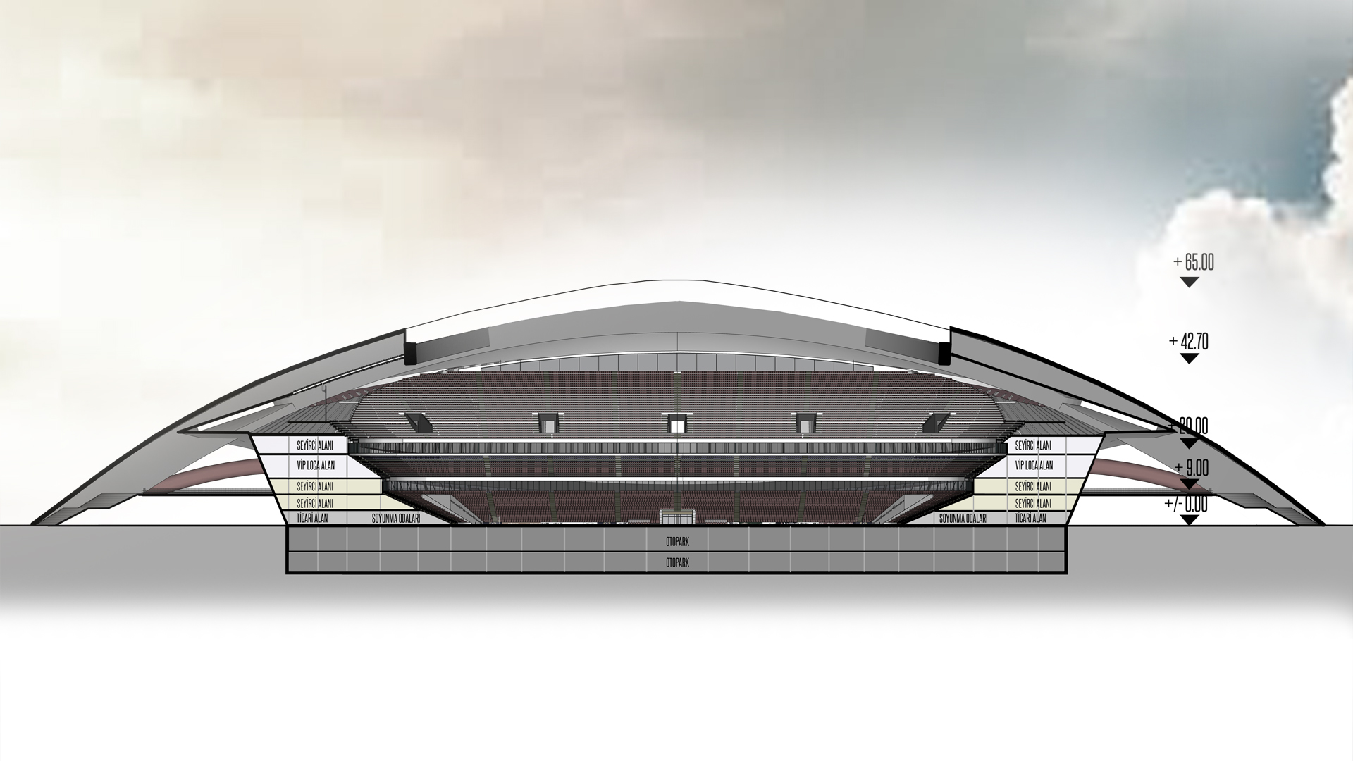 Yeni Ankara Stadyumu Fikir Projesi (50.000 Kapasite)
